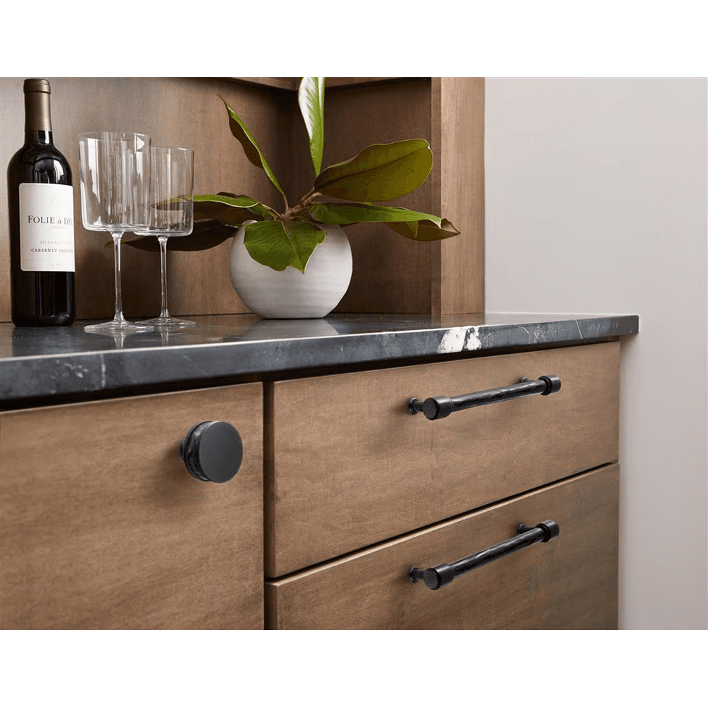 38mm Fairfax Cabinet Knob, Matte Black Alt 3 - Image