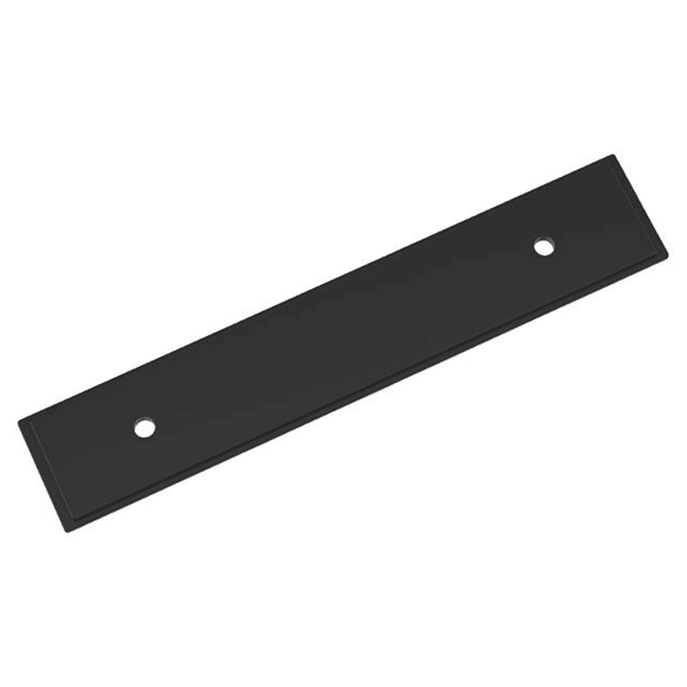 3-3/4" Maymont Pull Backplate, Matte Black Main - Image