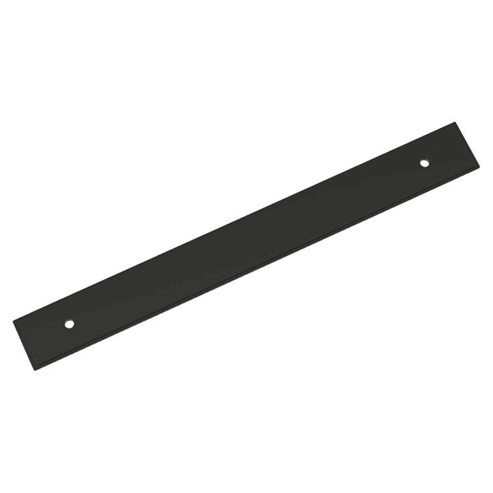 7-9/16" Maymont Pull Backplate, Matte Black Main - Image