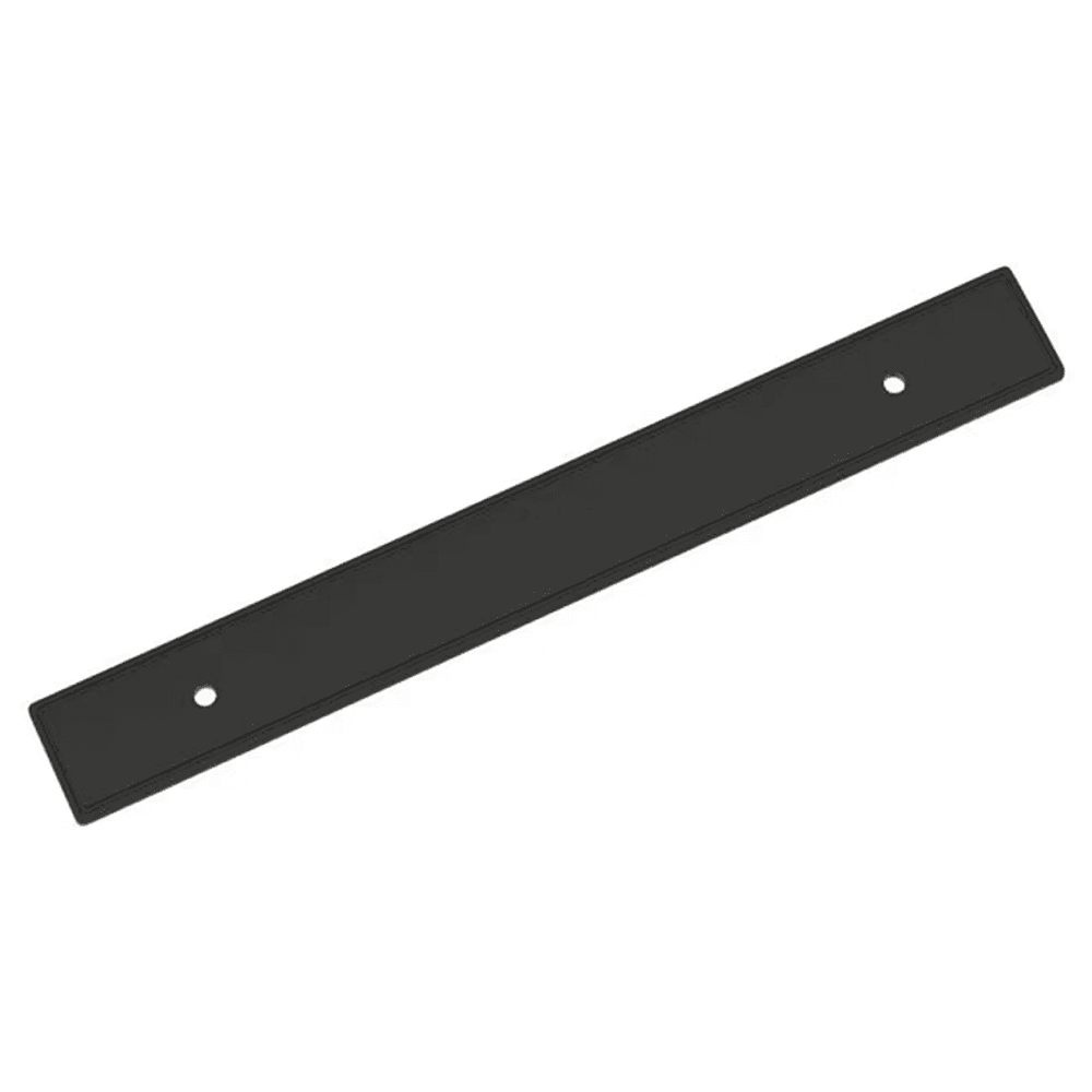 160mm Thoreau Rectangle Backplate, Matte Black Main - Image