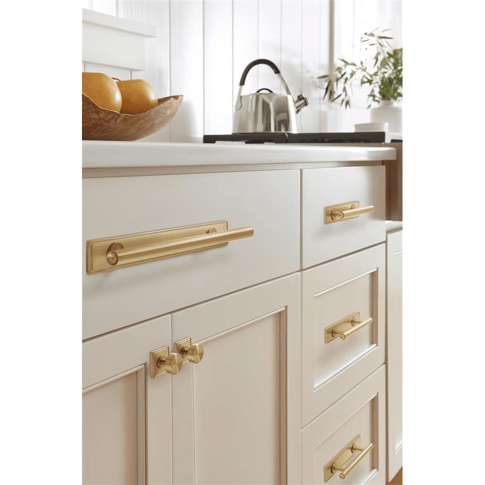 192mm Thoreau Rectangle Backplate, Champagne Bronze Alt 3 - Image