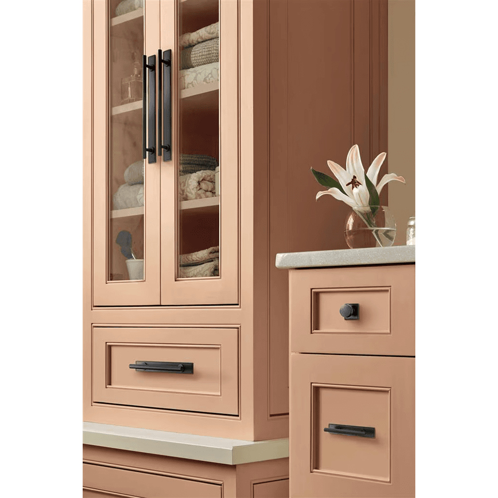 224mm Thoreau Rectangle Backplate, Matte Black Alt 4 - Image