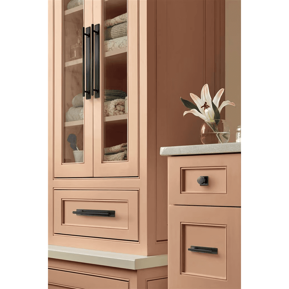 256mm Thoreau Rectangle Backplate, Matte Black Alt 4 - Image