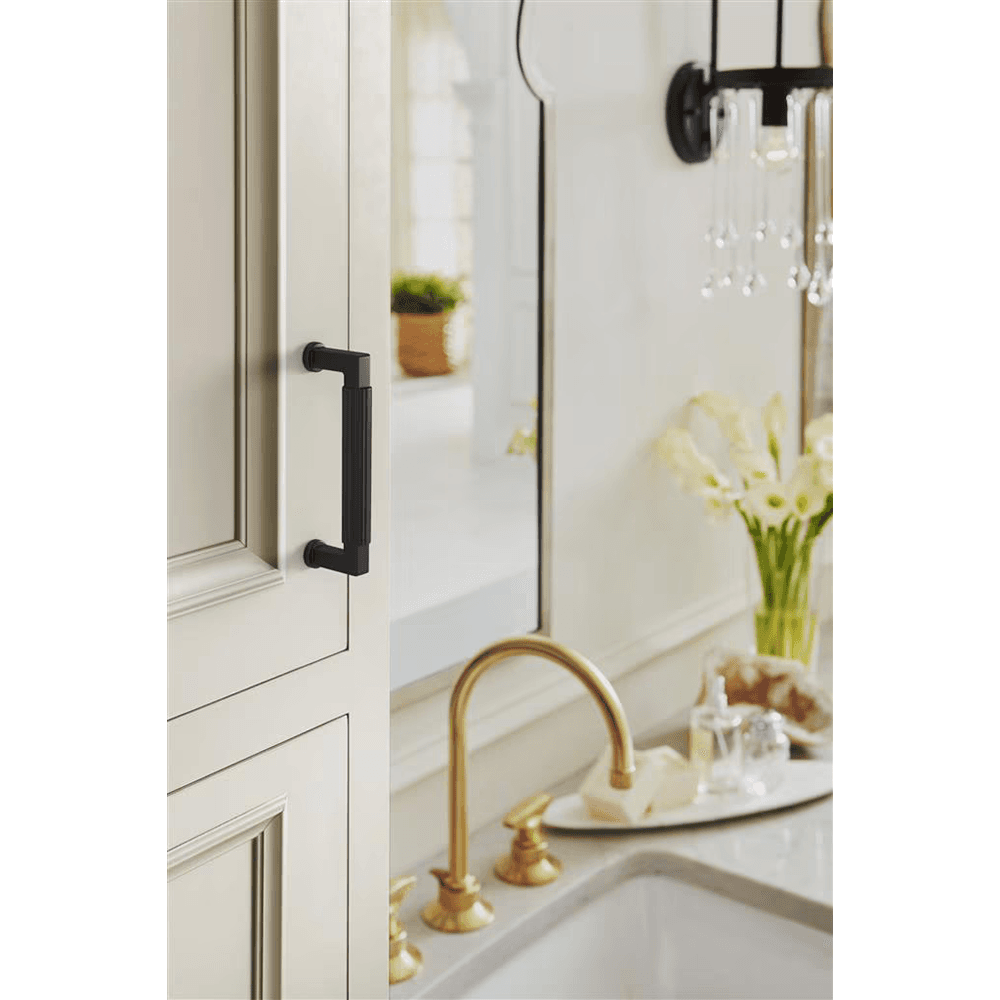 96mm Ballard Cabinet Pull, Matte Black Alt 3 - Image