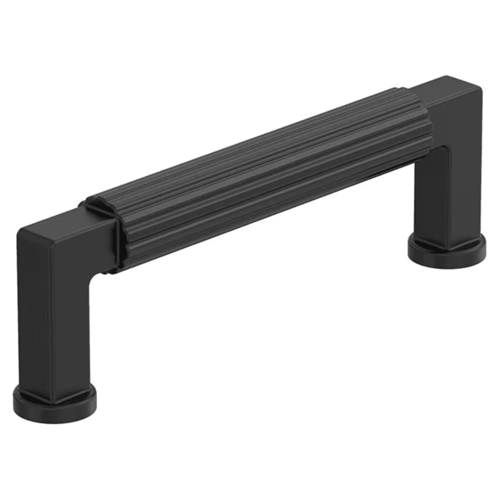 96mm Ballard Cabinet Pull, Matte Black Main - Image
