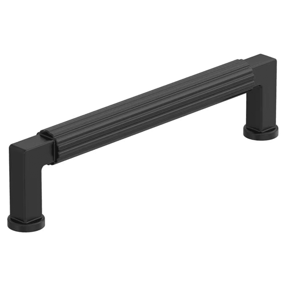 128mm Ballard Cabinet Pull, Matte Black Main - Image