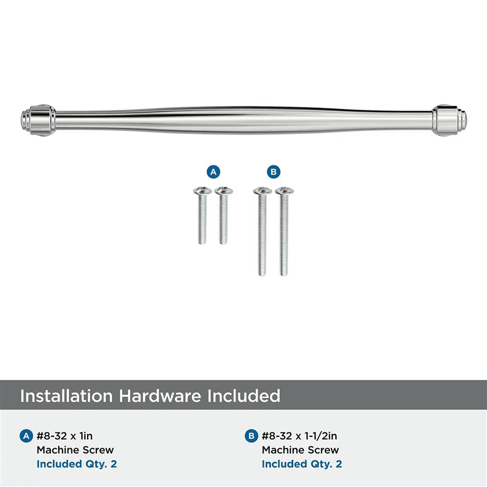 224mm Enlivity Cabinet Pull, Polished Nickel Alt 2 - Image