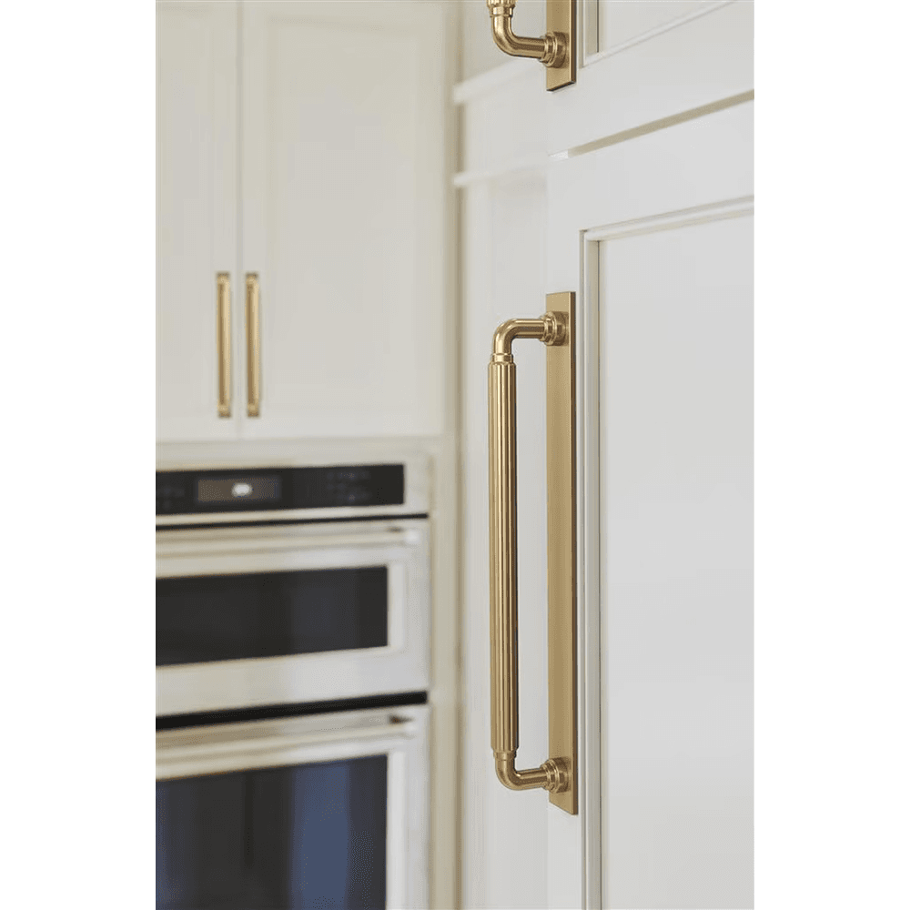 224mm Ladera Rectangle Cabinet Pull Backplate, Champagne Bronze Alt 3 - Image
