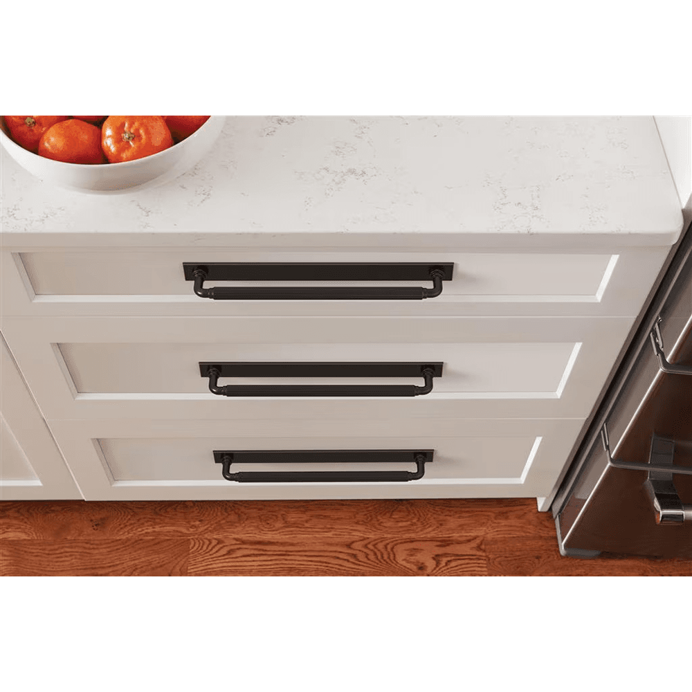 256mm Ladera Rectangle Cabinet Pull Backplate, Oil-Rubbed Bronze Alt 3 - Image