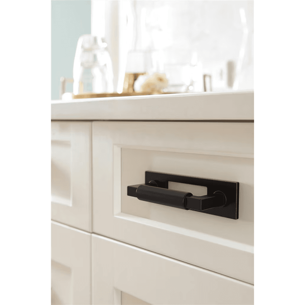 76mm Medora Rectangle Cabinet Pull Backplate, Oil-Rubbed Bronze Alt 3 - Image