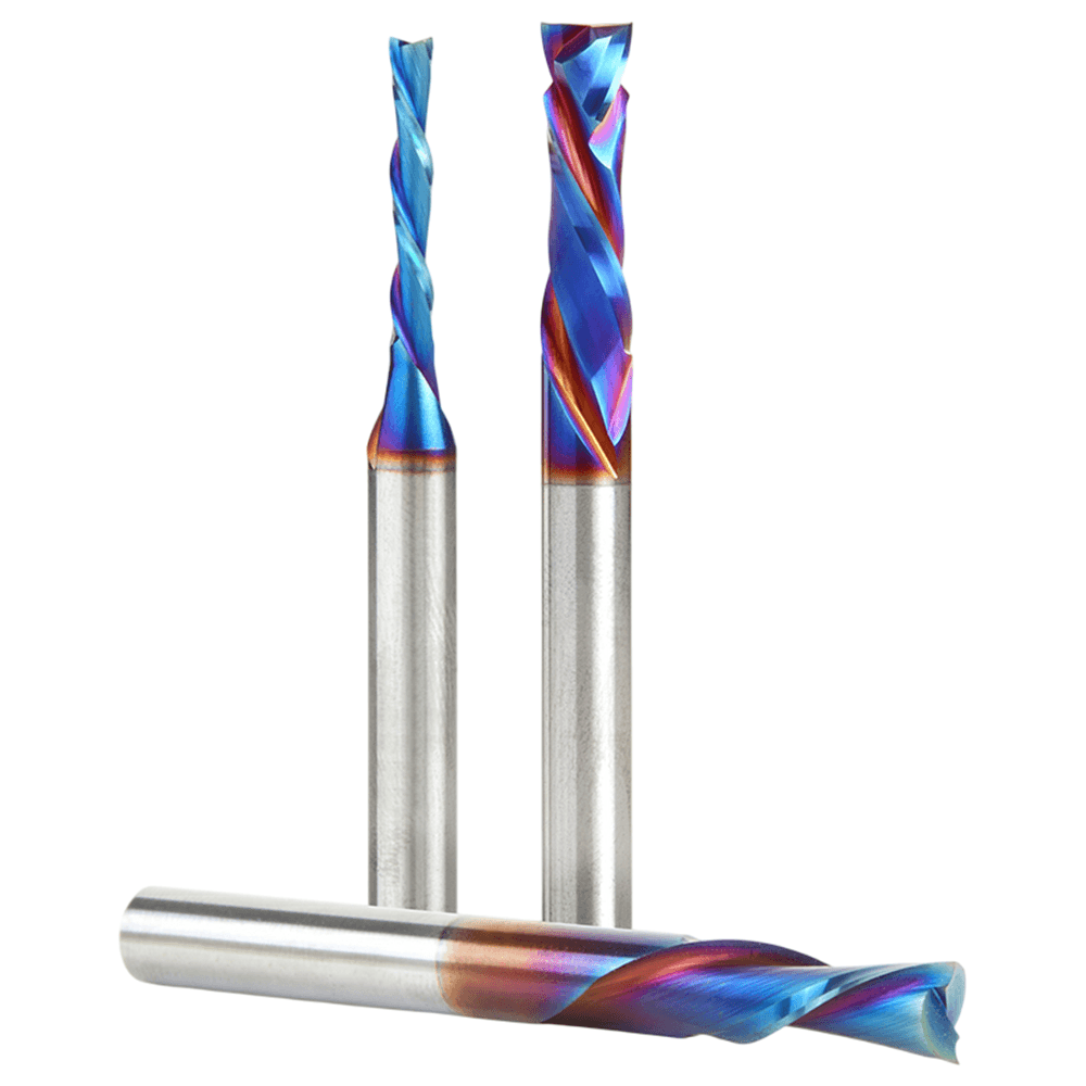 3-Piece CNC Spektra Extreme Tool Life Coated Starter Pack, 1/4" Shank Main - Image