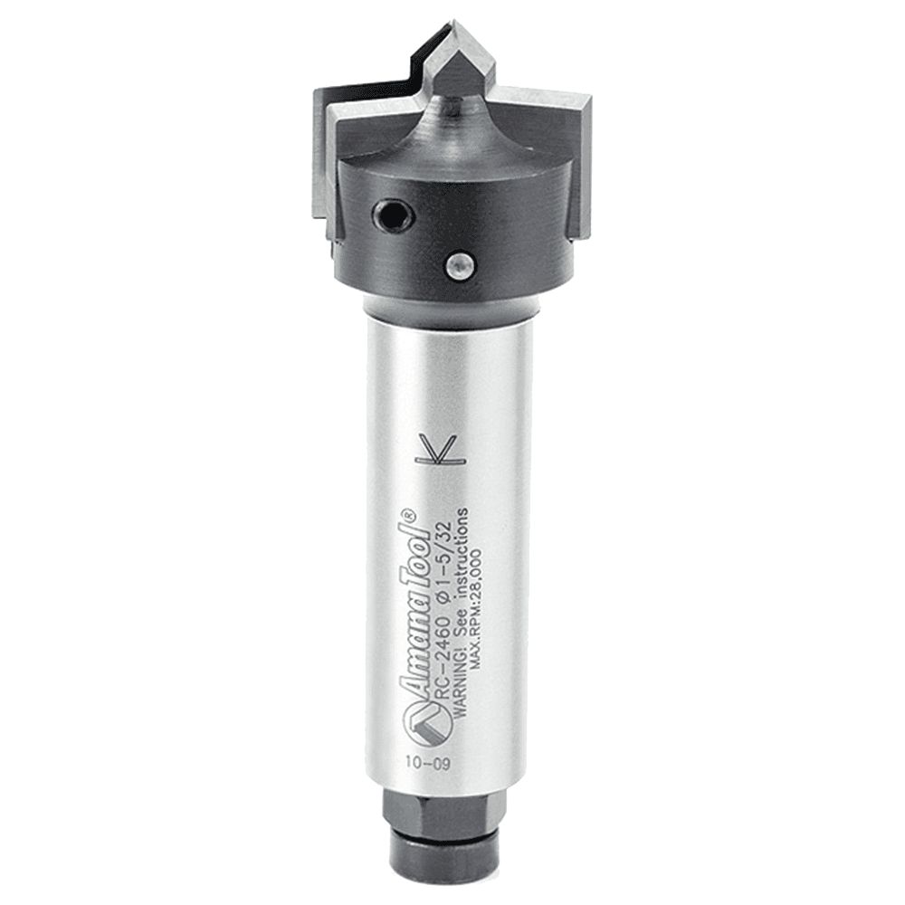 1-5/32" Dia x 45° CNC Carbide Tipped Multi-Face Profile Bit, 3/4" Shank Main - Image