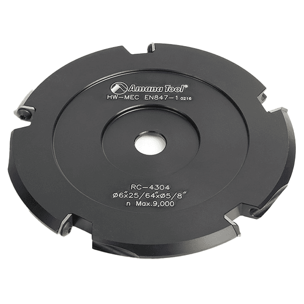 6" Dia x 5 Teeth Insert Carbide ACM 90° Double Edge V-Scoring, 5/8" Bore Saw Blade Alt 3 - Image