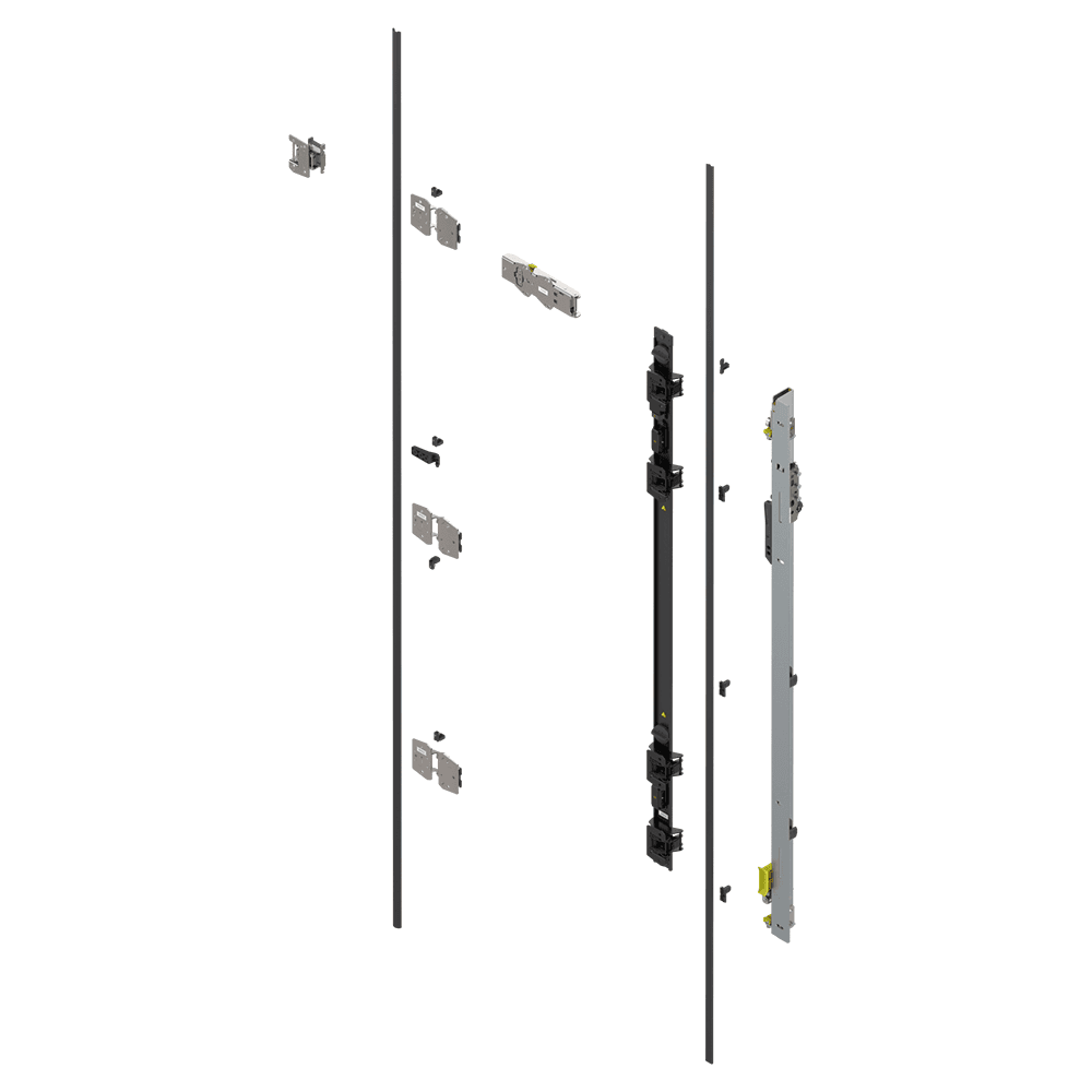 Revego Duo Hinge Bracket Set for Pocket Height 1507 - 1656mm, Right, Zinc-Coated Main - Image