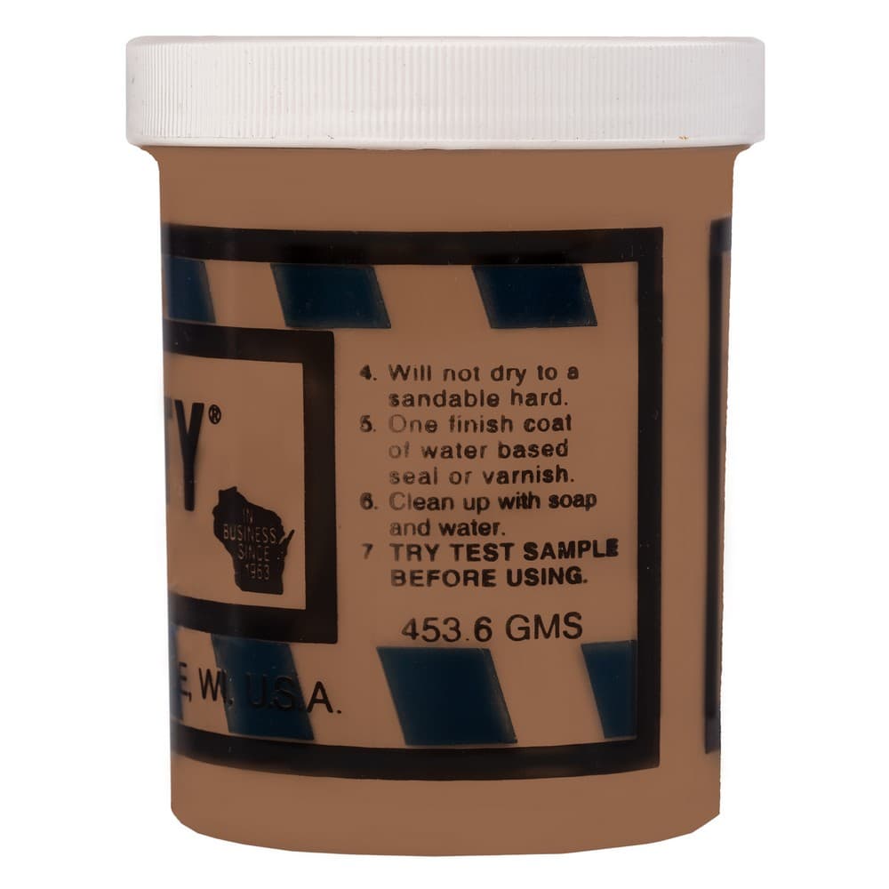 Color Putty Waterborne Wood Filler, 1 lb, 210 Fruitwood - Image 2