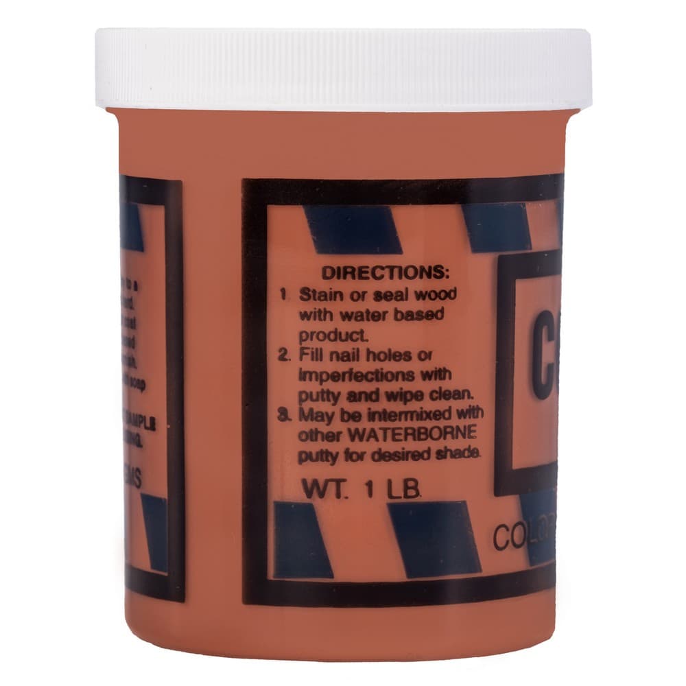Color Putty Waterborne Wood Filler, 1 lb, 224 Redwood - Image 3