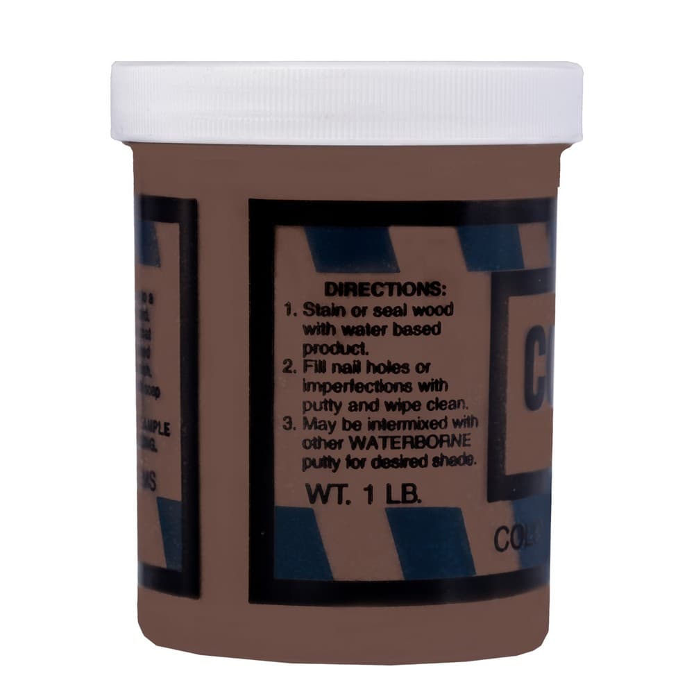 Color Putty Waterborne Wood Filler, 1 lb, 230 Dark Walnut - Image 3