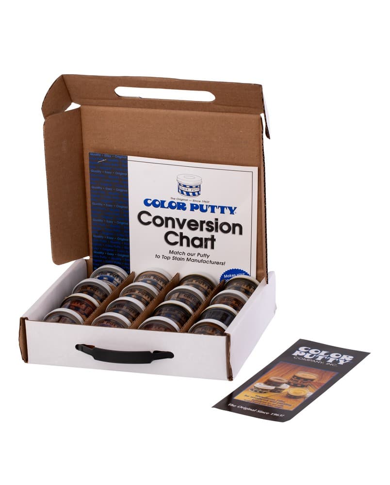 Color Putty Waterborne Wood Filler, 1 lb, 9716WB Blending Kit - Image 2