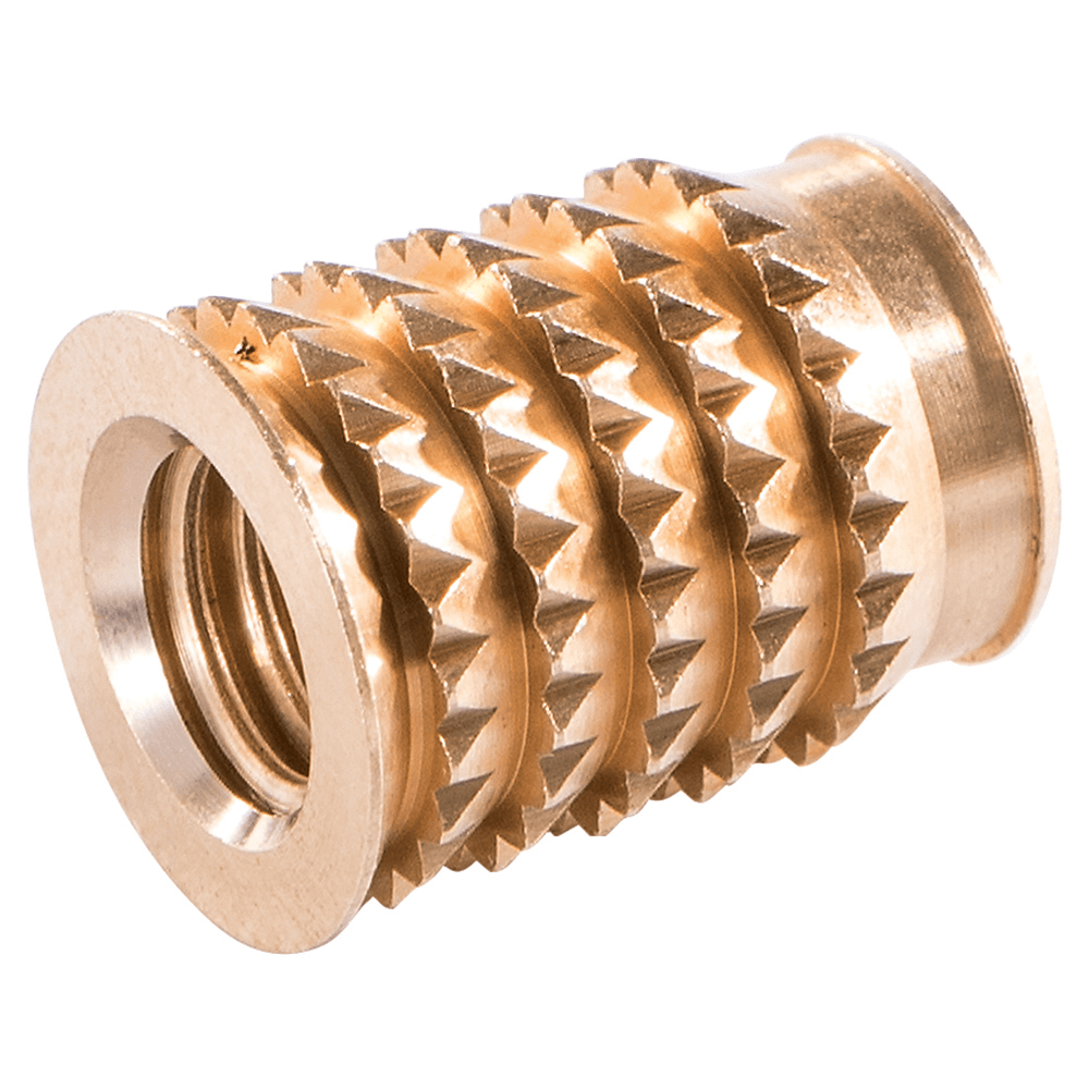Cabineo M6 x 12.3mm Insert Nut, Brass (500/Box) Main - Image