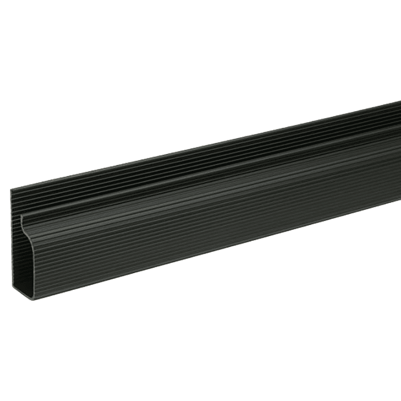 4' J-Shape Cable Manager, Black Main - Image