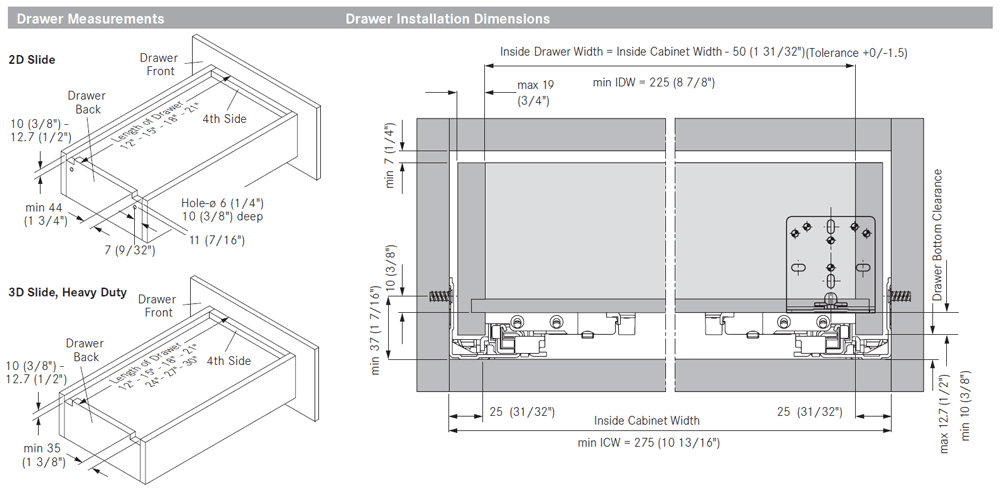 Dynapro Tipmatic synchronization bar for Grass cabinets