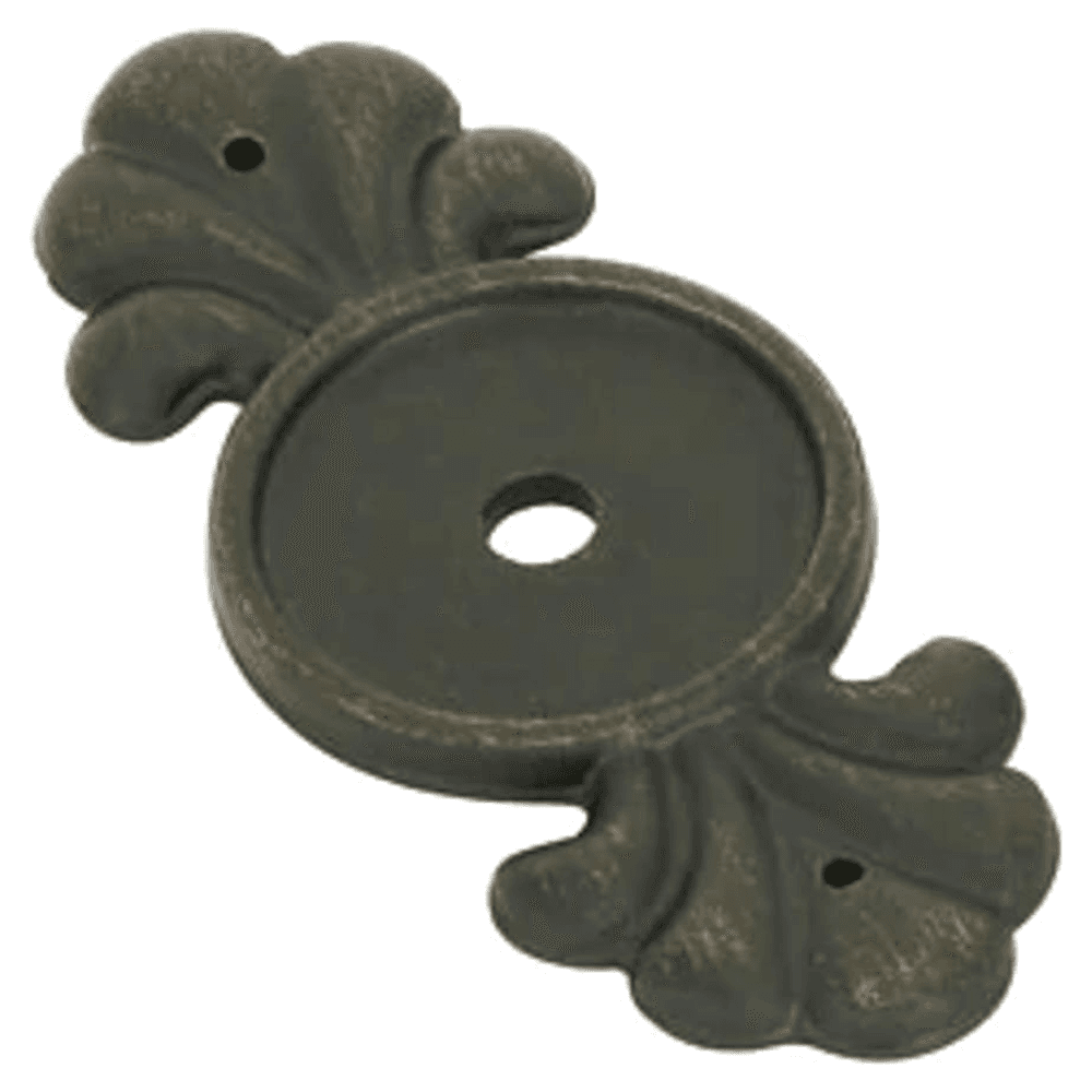 2-1/4" Tuscany Bronze Cabinet Backplate for Knob, Flat Black Bronze Main - Image