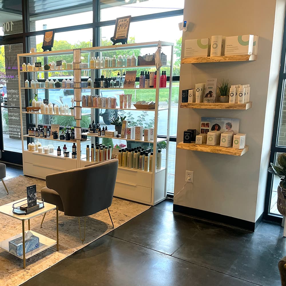 9" - 12" x 24" Live Edge Floating Shelf, Sycamore Finish Alt 2 - Image