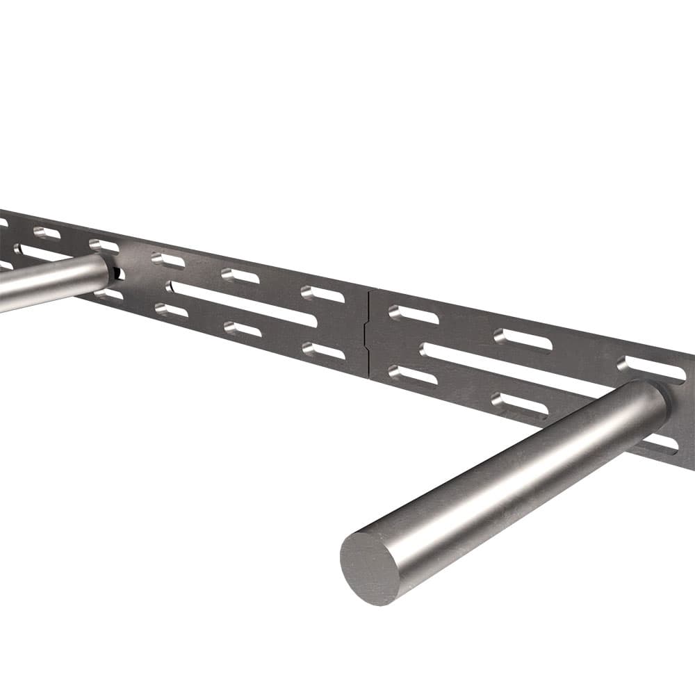 United Modular Floating Shelf Hardware 6" x 22" Close-Up
