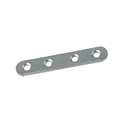 4" x 9/16" Heavy Gauge Steel Mending Plate, Zinc Plated - Main Image