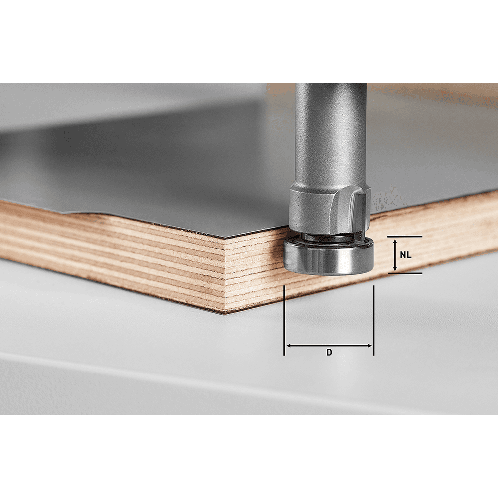 7/8" x 5/16" Edge Trimming Cutter with Ball Bearing Main - Image