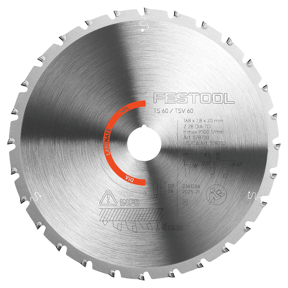 168mm x 28 Teeth Diamond Saw Blade Main - Image