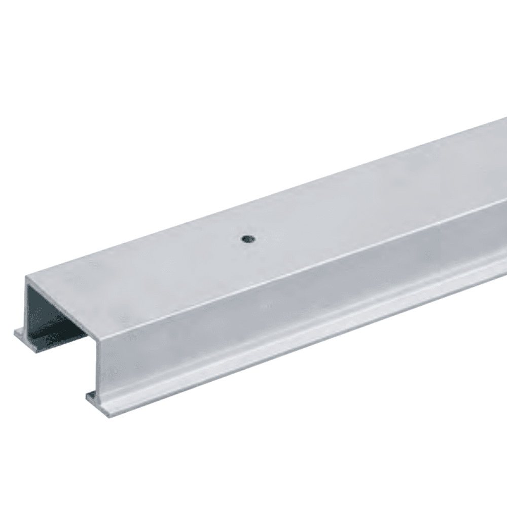 Hettich America 144" Aluminum Extruded By-passing Double Track 7003 - Image 2