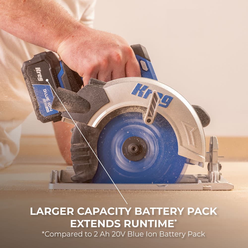 Kreg 20V Blue Ion 4.0 Ah Battery Pack - Image 3