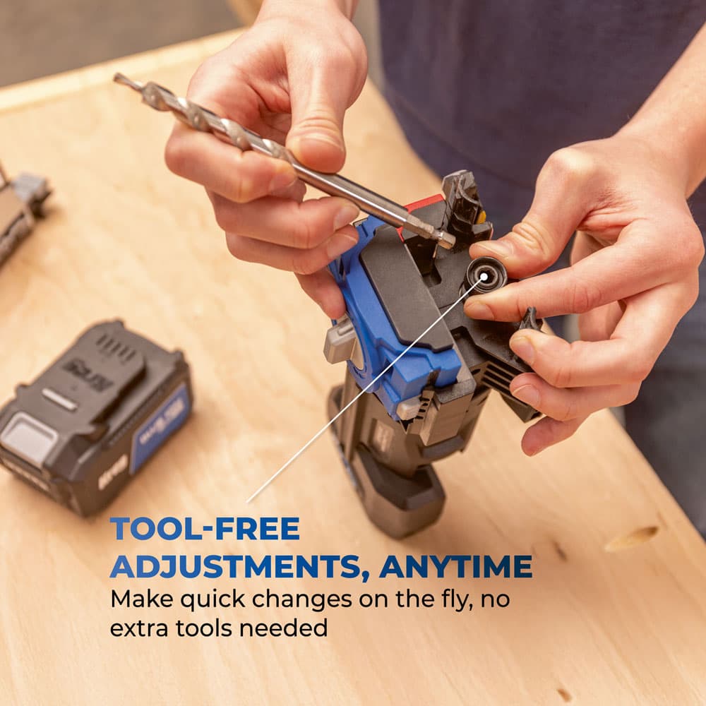 Kreg 20V Ionic Drive™ Rebel Pocket-Hole Joiner Kit - Image 11