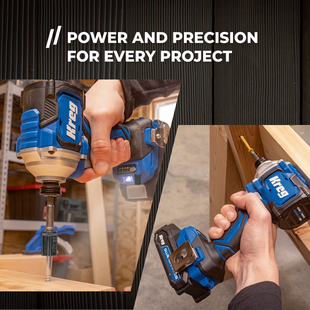 Kreg 20V Ionic Drive™ 1/4-in Compact Impact Driver - Image 2