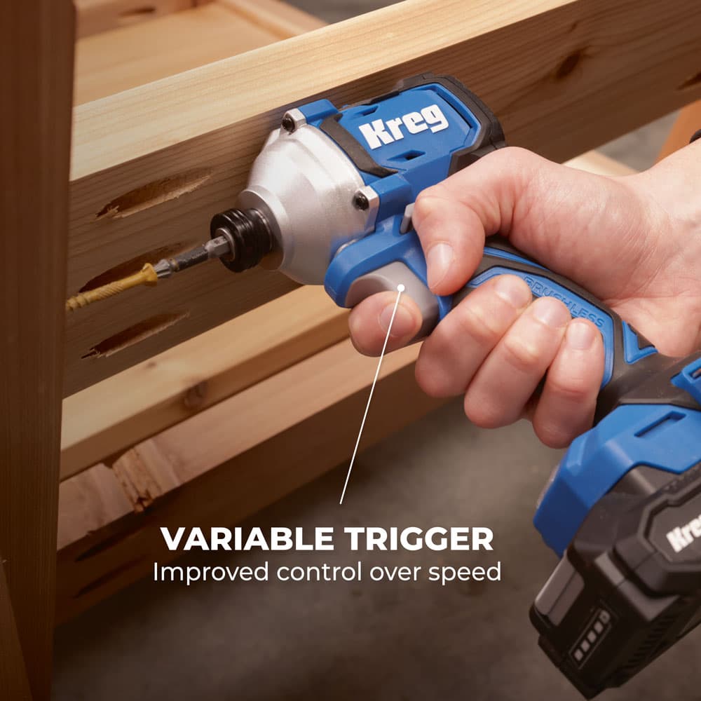 Kreg 20V Ionic Drive™ 1/4-in Compact Impact Driver - Image 7