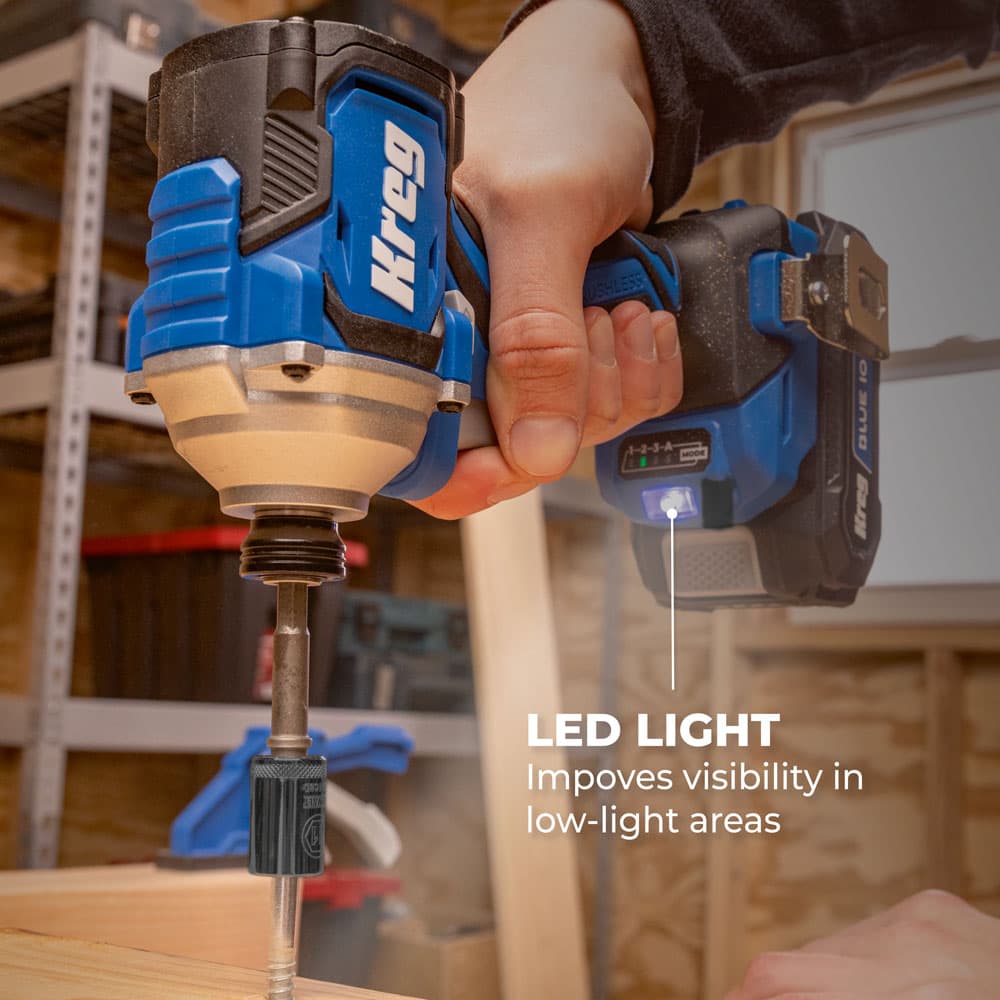 Kreg 20V Ionic Drive™ 1/4-in Compact Impact Driver - Image 9