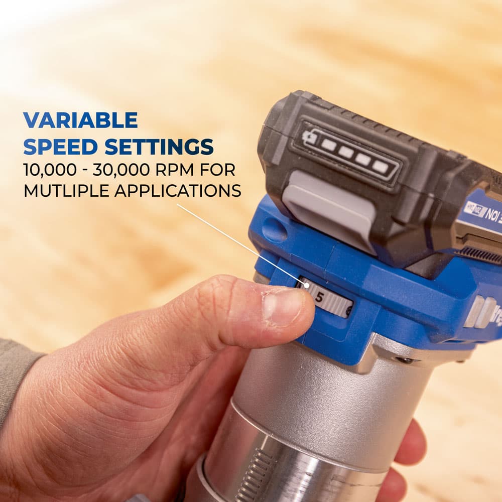 Kreg 20V Ionic Drive™ 1/4-in Trim Router - Image 3
