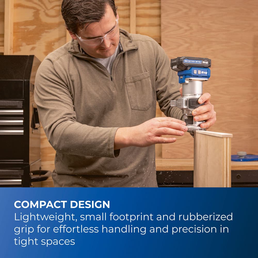 Kreg 20V Ionic Drive™ 1/4-in Trim Router - Image 8