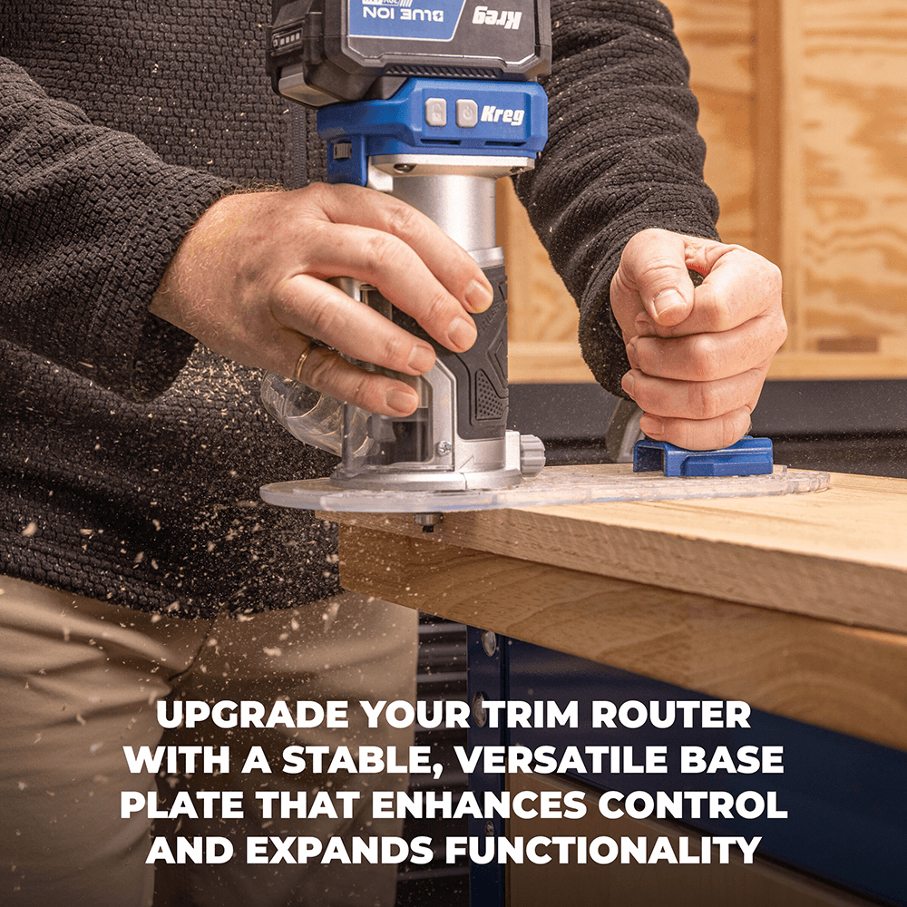 3-1/2" - 15" Trim Router Base Plate Alt 2 - Image