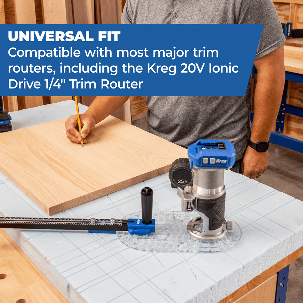 3-1/2" - 52" Trim Router Circle Guide Alt 3 - Image