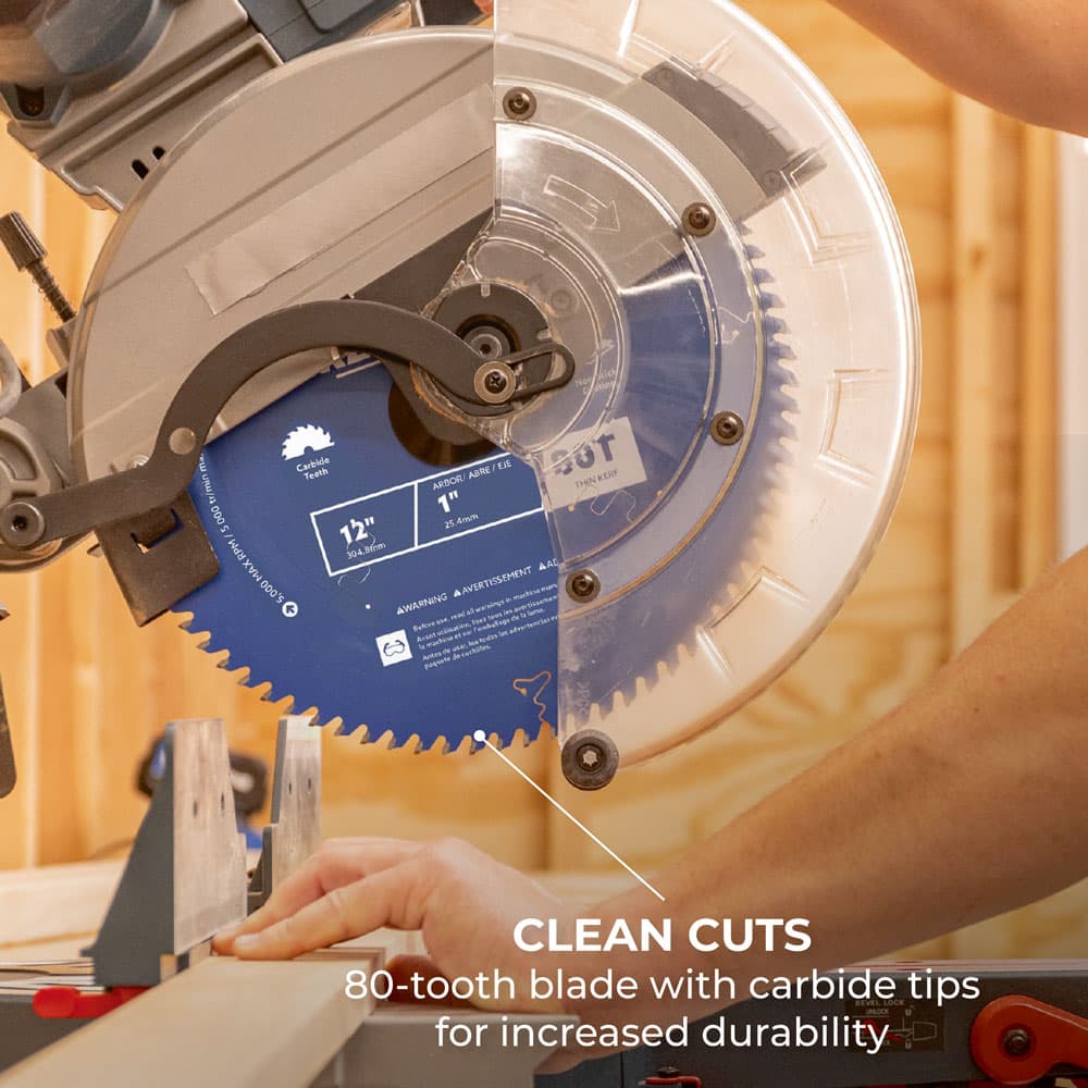 Kreg 12" SureCut™ Fine Finishing 80-Tooth Saw Blade - Image 7