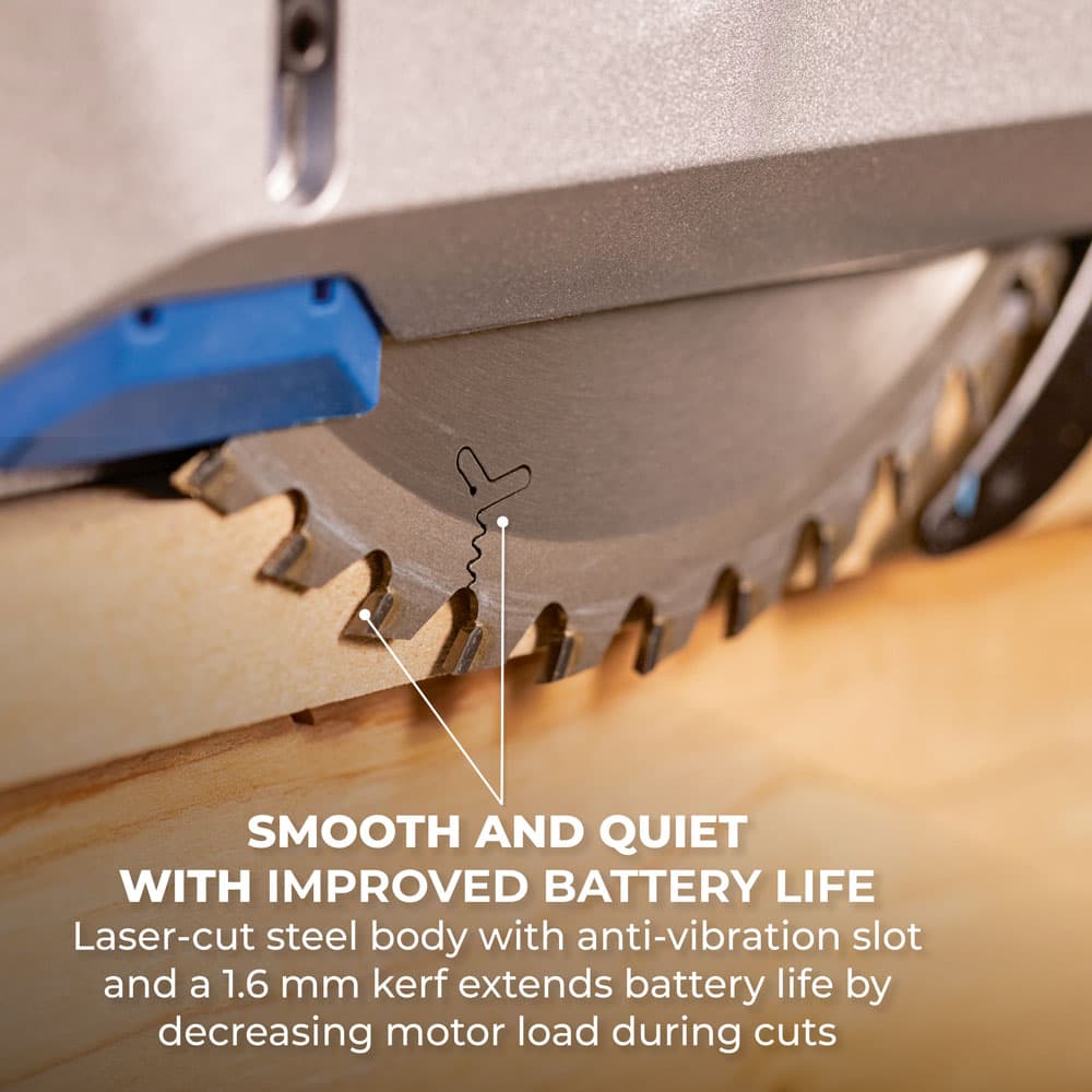 Kreg 6 1/2" Adaptive Cutting System 40-Tooth Thin Kerf Saw Blade - Image 4