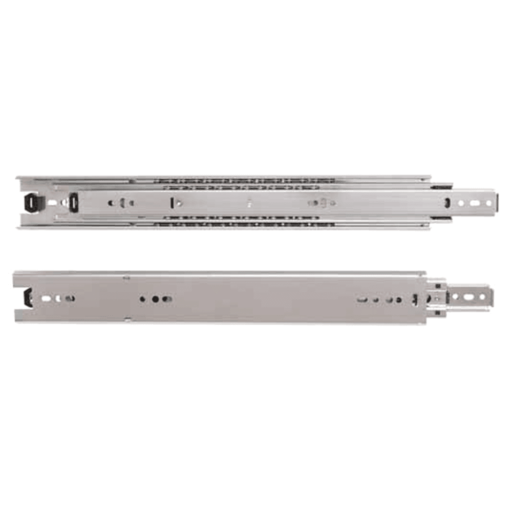 Knape And Vogt 8815 Heavy-Duty Drawer Slide with 190lb Capacity, Overtravel Extension and Side-Mount