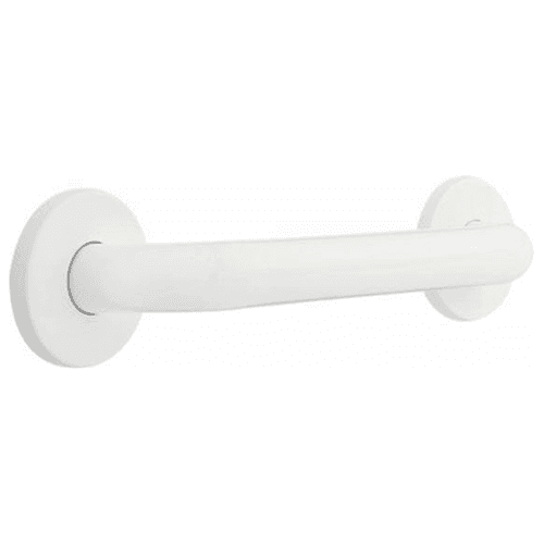 Centurion 12" x 1-1/4" Concealed Screw Grab Bar in White finish