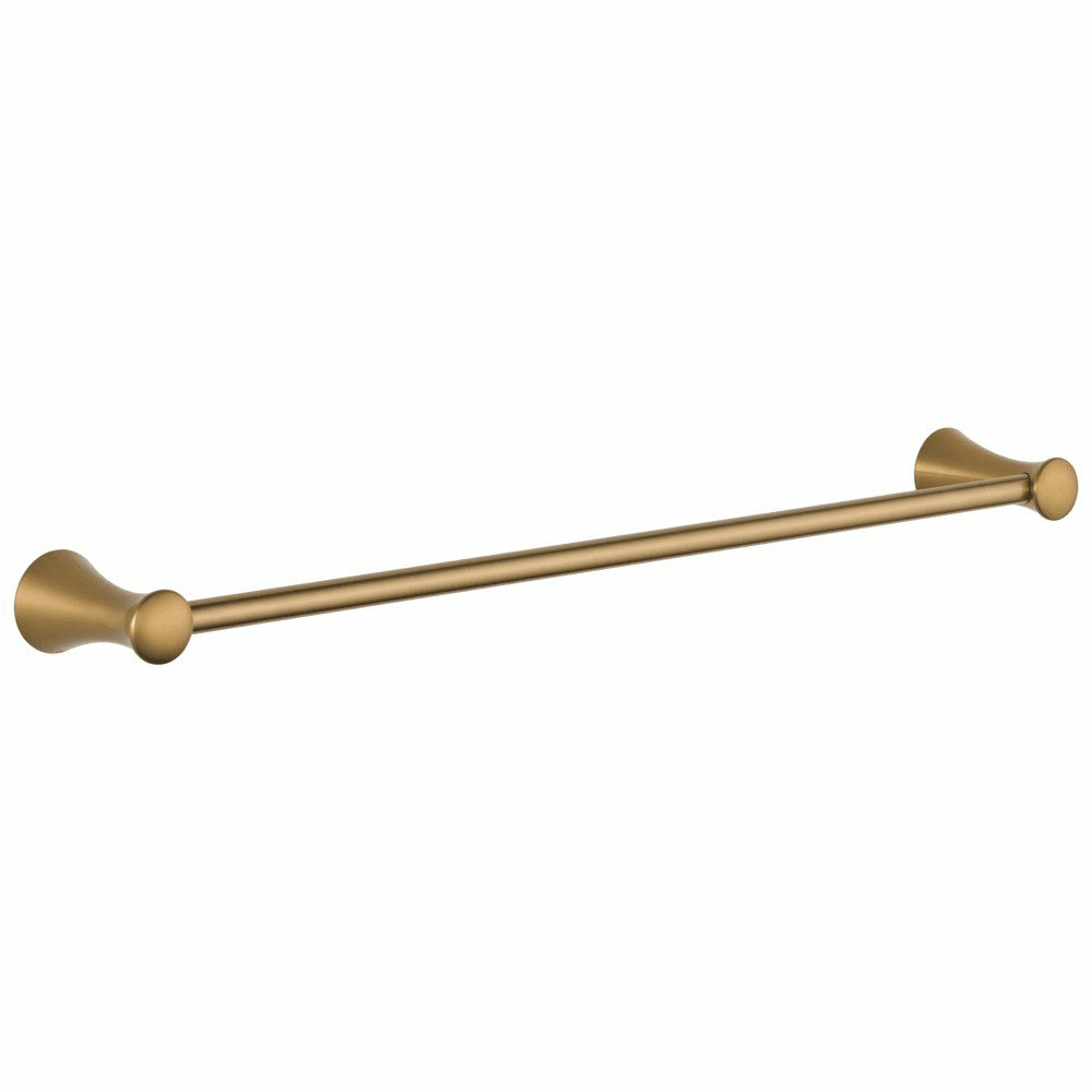 Easy installation with all mounting hardware included for Lahara 24" Towel Bar in Champagne Bronze
