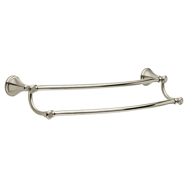 24" Cassidy Double Towel Bar, Polished Nickel Main - Image