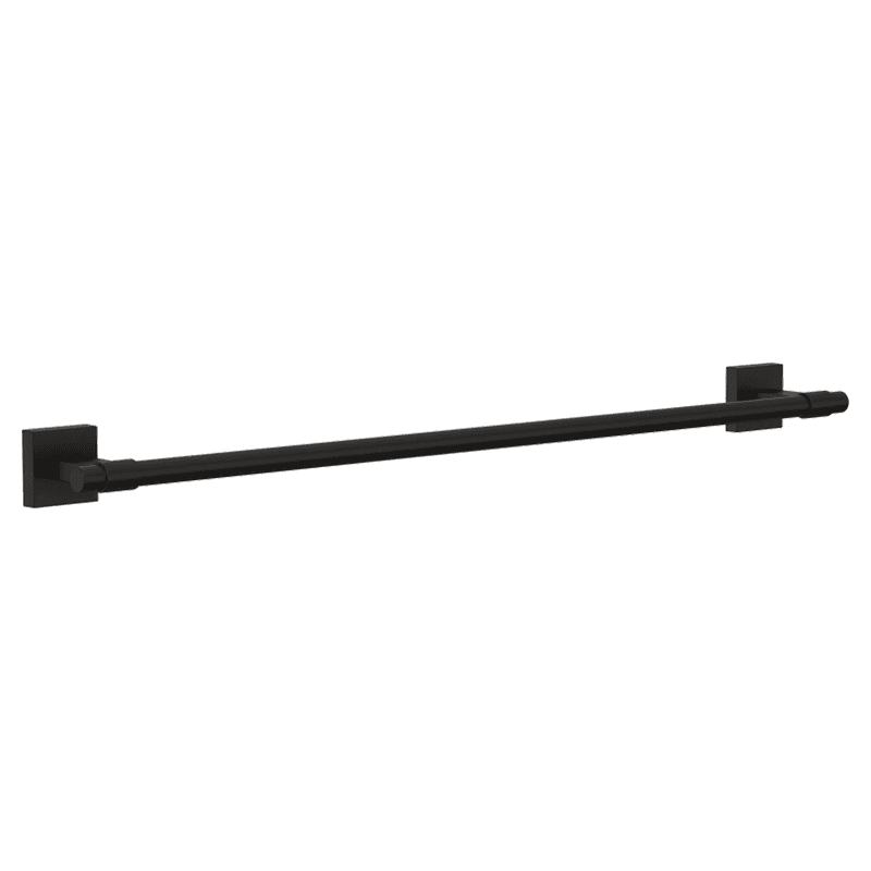 24" Maxted Towel Bar, Matte Black Main - Image