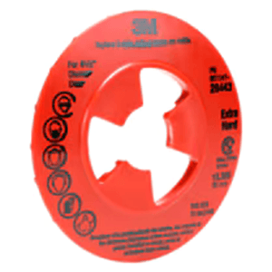 7" Hard Disc Pad Face Plate, Black Alt 1 - Image