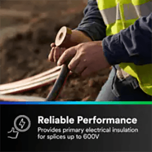 3/4" x 66' Gray Vinyl Coding Electrical Tape 35, 10 Rolls/Carton, 100 Rolls/Case Alt 3 - Image